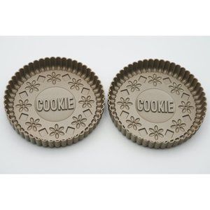 Chicago Metallic Bakeware Cookie Cake Pan 9" Kitchen Baking Jello Mold Set of 2
